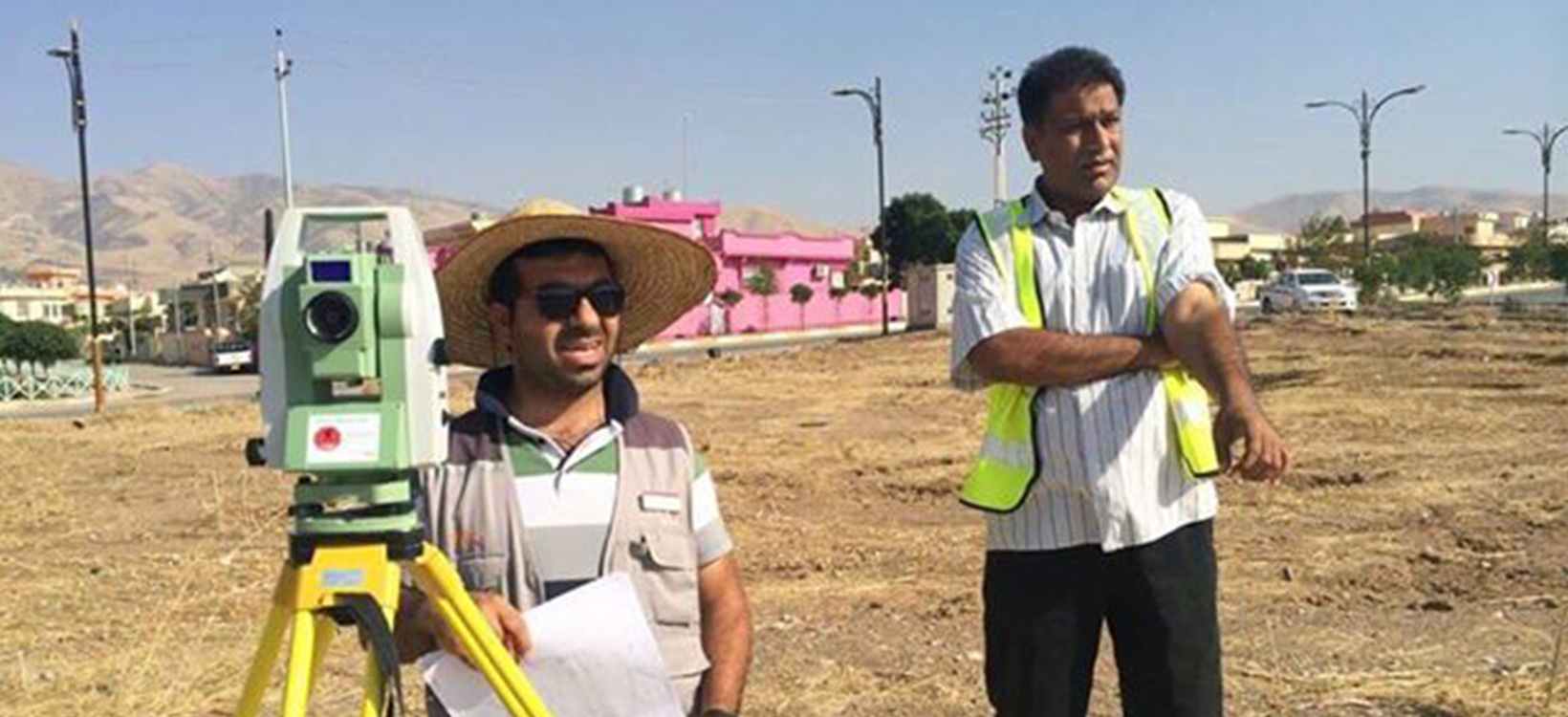 customers and total station