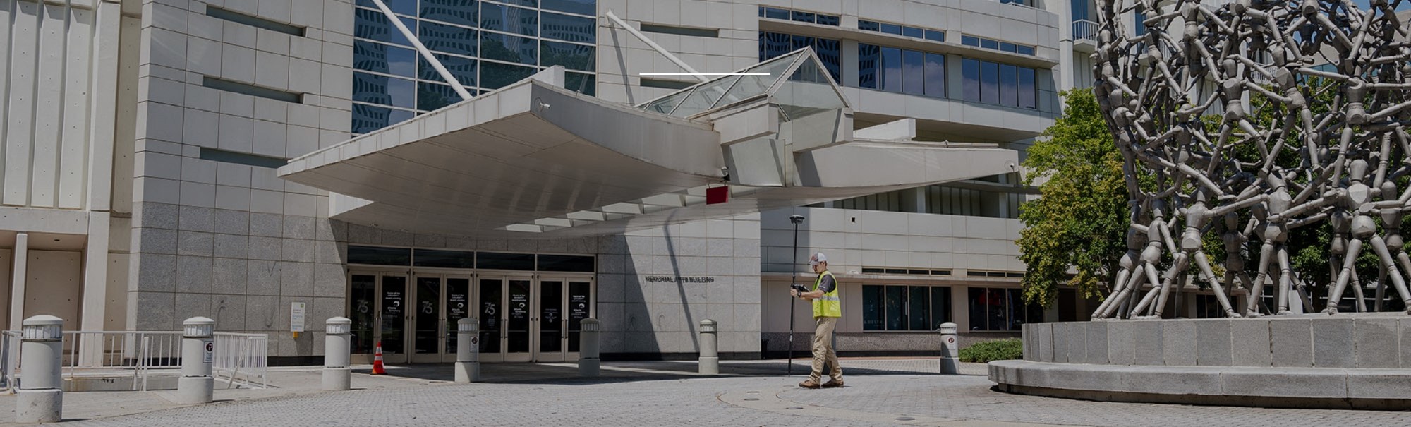 Measuring under overhangs