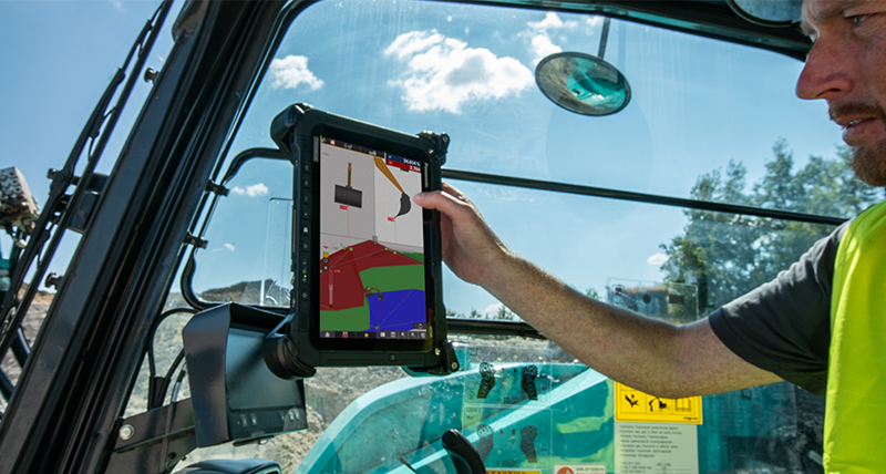 Leica iCON site excavator - 3D System | Leica Geosystems