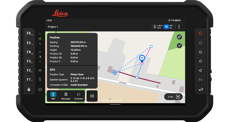 Leica CSX8 Rugged Tablet | Leica Geosystems