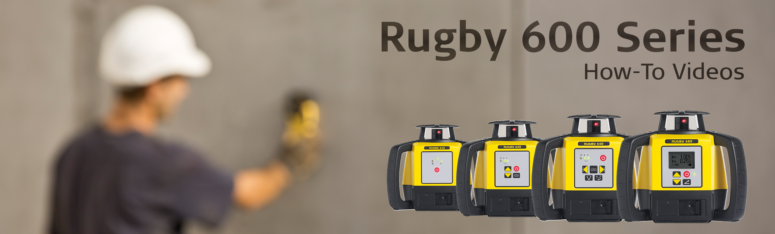 Laser Process Rugby Overview: Leica Rugby Rotating Lasers | Leica Geosystems