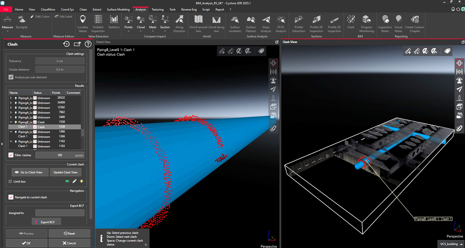 cyclone 3dr bim analysis clash detection