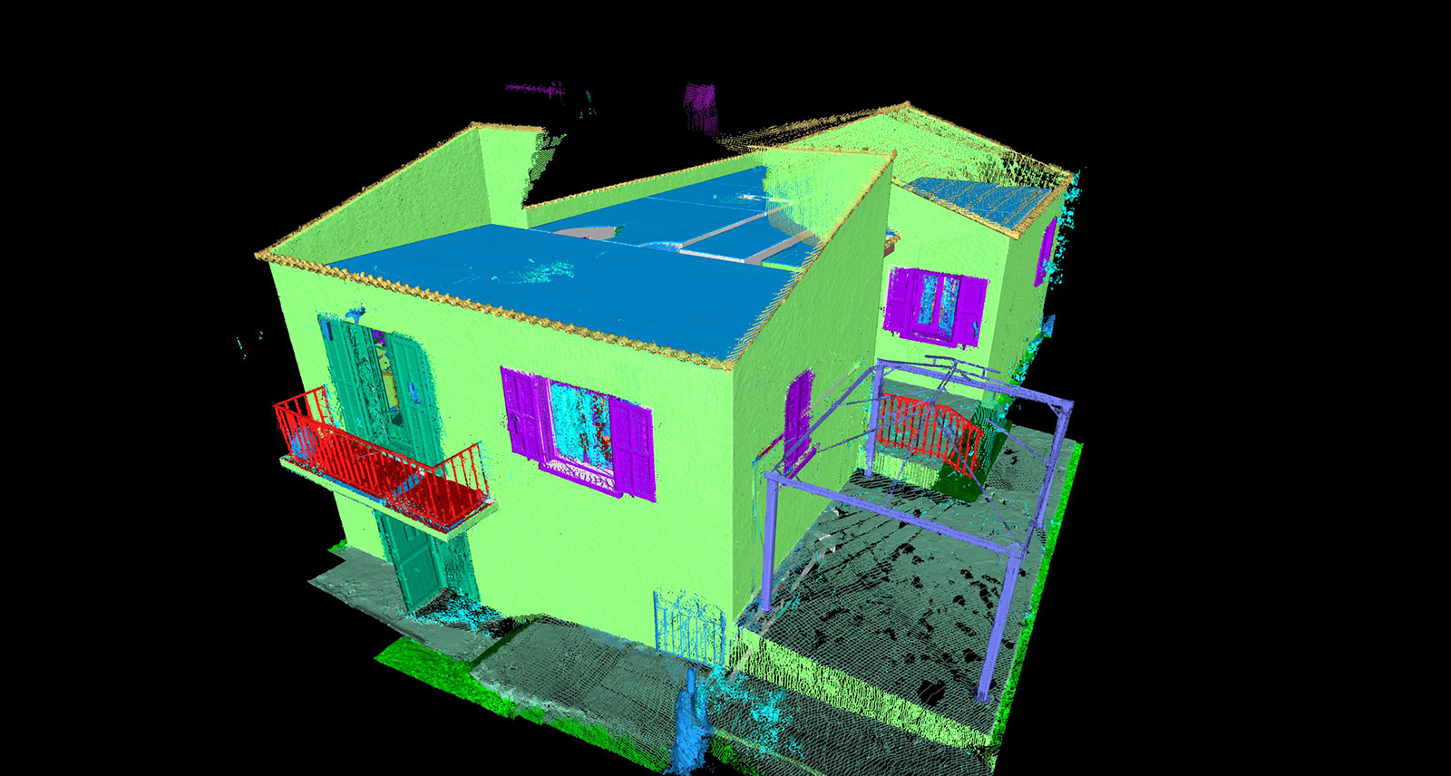 Outdoor Generic: This is the most generic model for quickly cleaning outdoor artefacts like buildings or vegetation.