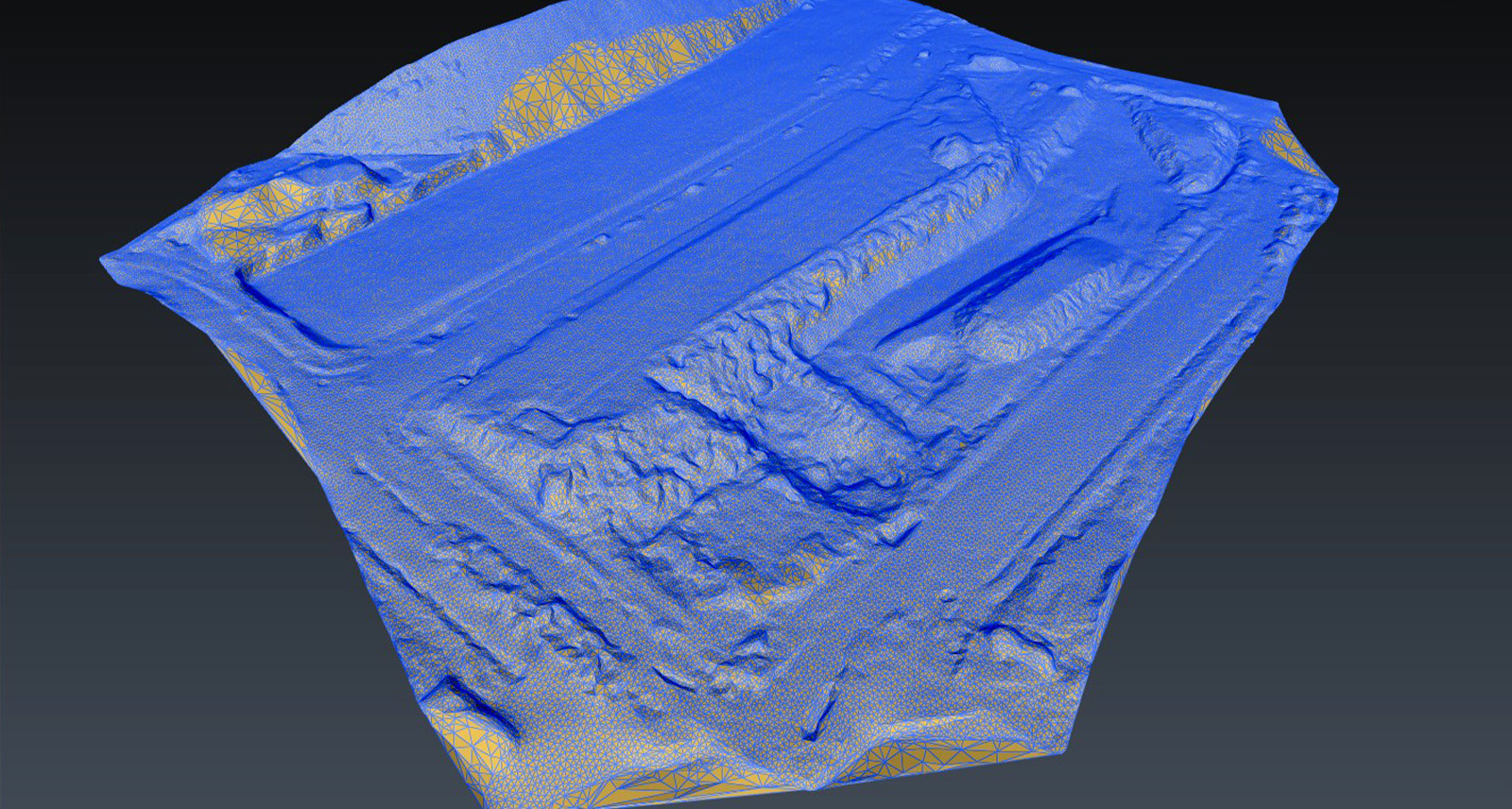 With the Outdoor Heavy Construction model, categorise outdoor artefacts to quickly remove unwanted areas from the point cloud before utilizing the DTM feature to create a mesh terrain model.  