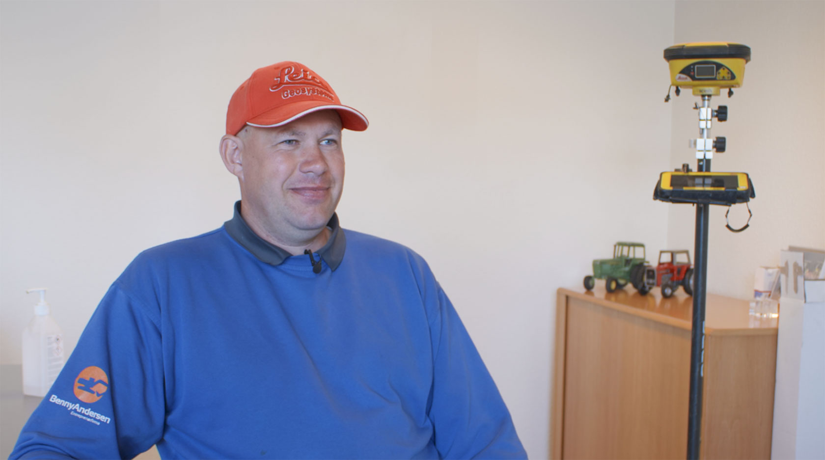 Leica Geosystems er en totalleverandør til Benny Andersen