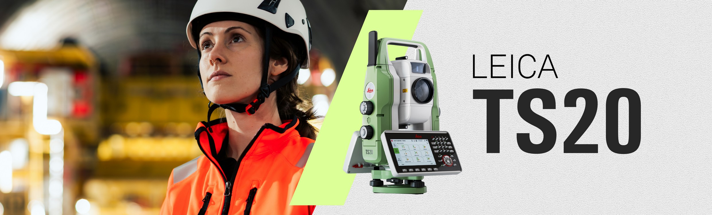 Leica TS20 robot-totalsation til matrikelopmåling