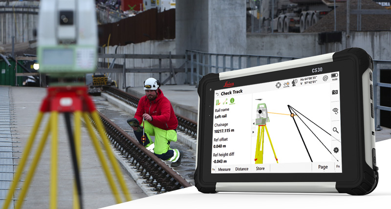 Leica Captivate Rail appen Posisjonering Og Kontroll Av Skinner Leica Captivate Rail appen Posisjonering Og Kontroll Av Skinner