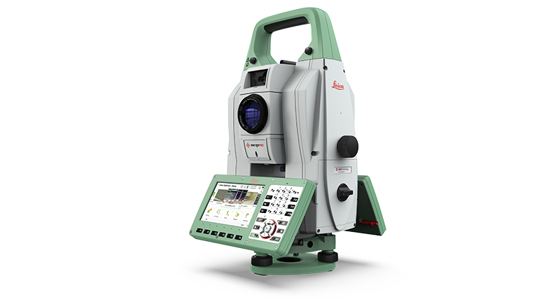 Leica Nova MS60 MultiStation, Leica TS16 robotic total station and Leica FlexLine manual total station