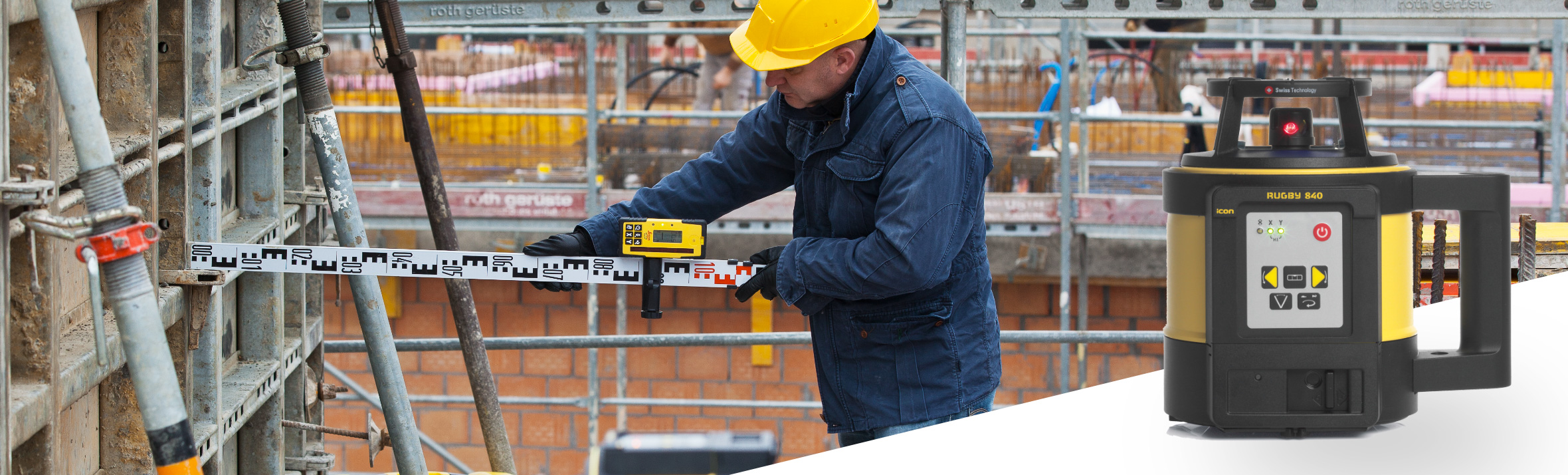 Leica Rugby 840 Rotationslaser | Leica Geosystems